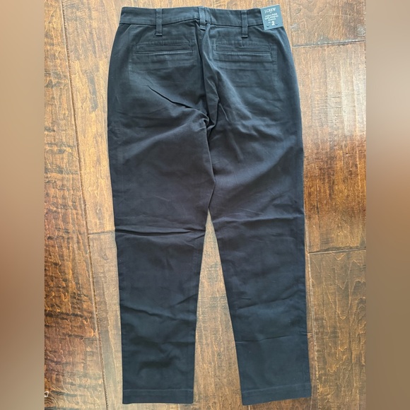 NWT J. Crew Factory High-Rise Girlfriend Chino Size 2 Black - Picture 5 of 5